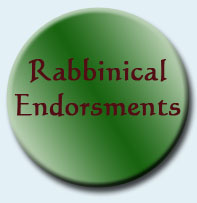 Rabbinical Endorsments